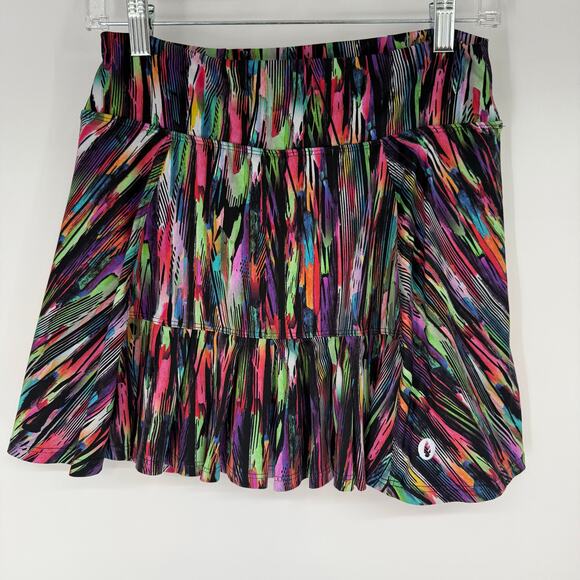 DonaJo Ultimate Skort Women's Size 1.5 (M) Multicolor Abstract Print Tennis Golf - Picture 1 of 7